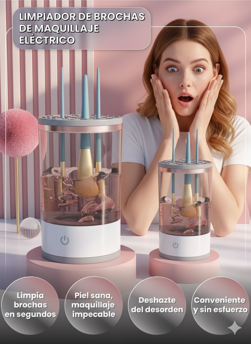 Limpiador Eléctrico de Brochas de Maquillaje™