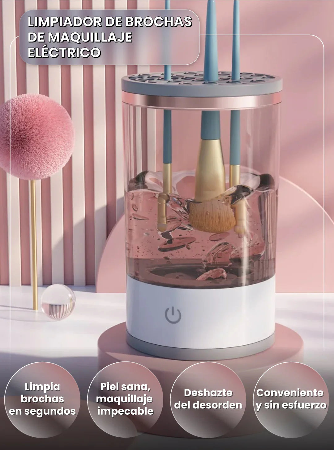 Limpiador Eléctrico de Brochas de Maquillaje™